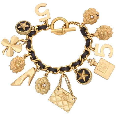 antique Chanel charm bracelets